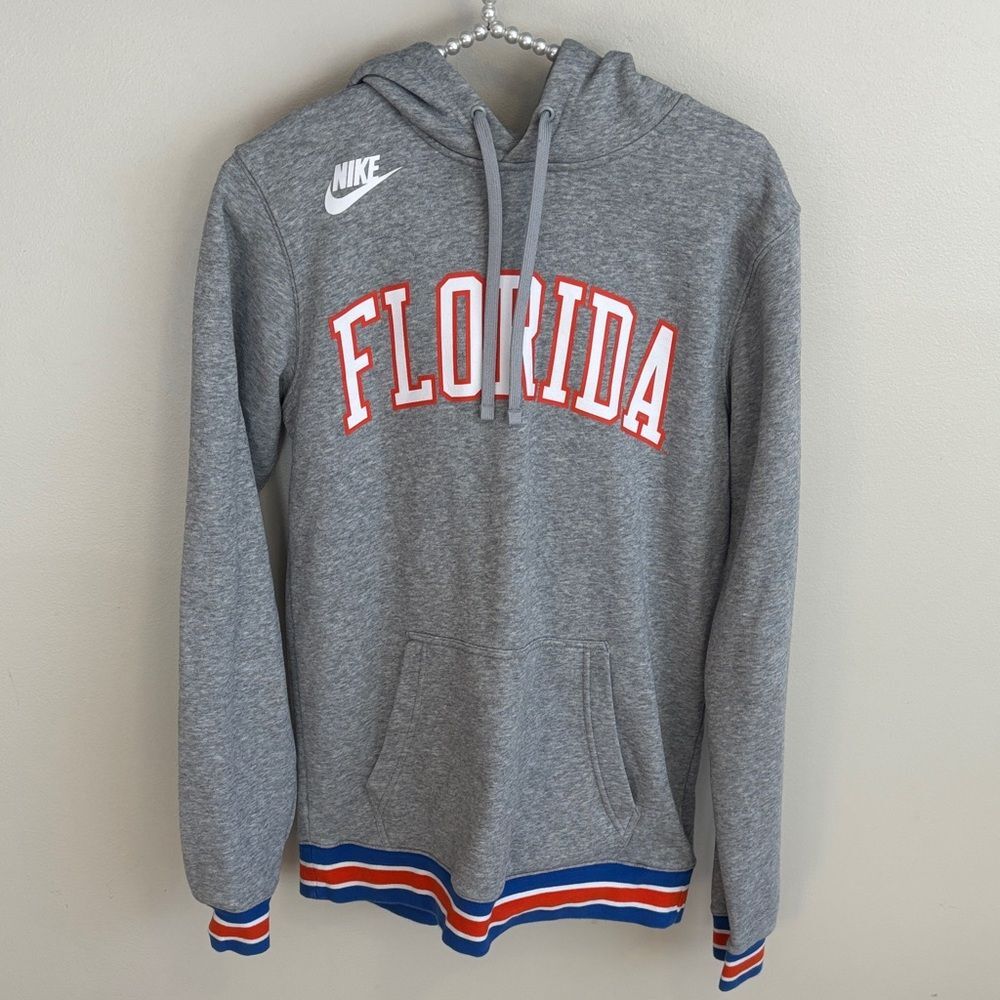 Nike Florida Gators Hoodie Sweatshirt Gray Small